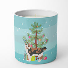 Load image into Gallery viewer, Cymric #2 Cat Merry Christmas 10 oz Decorative Soy Candle
