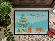 Load image into Gallery viewer, Devon Rex #3 Cat Merry Christmas Doormat - 24x36 Decorative Floor Mat – Indoor/Outdoor Rug with Artistic Flair CK4603JMAT
