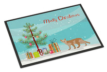 Load image into Gallery viewer, Devon Rex #3 Cat Merry Christmas Doormat - 18x27 Decorative Floor Mat – Indoor/Outdoor Rug with Artistic Flair CK4603MAT