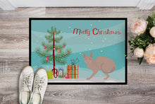 Load image into Gallery viewer, Don Sphynx #3 Cat Merry Christmas Doormat - 18x27 Decorative Floor Mat – Indoor/Outdoor Rug with Artistic Flair CK4606MAT