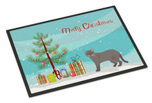 Load image into Gallery viewer, European Burmese Cat Merry Christmas Doormat - 18x27 Decorative Floor Mat – Indoor/Outdoor Rug with Artistic Flair CK4615MAT