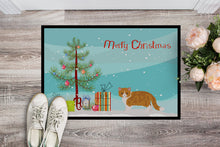 Load image into Gallery viewer, Exotic Shorthair #3 Cat Merry Christmas Doormat - 18x27 Decorative Floor Mat – Indoor/Outdoor Rug with Artistic Flair CK4622MAT