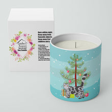 Load image into Gallery viewer, Foldex Exotic Fold #1 Cat Merry Christmas 10 oz Decorative Soy Candle
