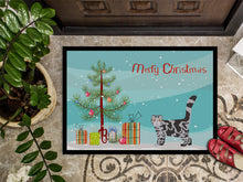 Load image into Gallery viewer, Foldex Exotic Fold #1 Cat Merry Christmas Doormat - 24x36 Decorative Floor Mat – Indoor/Outdoor Rug with Artistic Flair CK4624JMAT