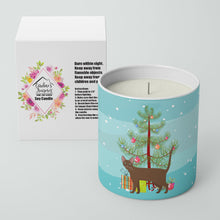 Load image into Gallery viewer, Havana Brown Cat Merry Christmas 10 oz Decorative Soy Candle