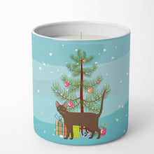 Load image into Gallery viewer, Havana Brown Cat Merry Christmas 10 oz Decorative Soy Candle