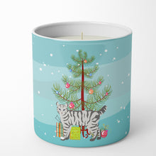 Load image into Gallery viewer, Highlander Lynx #2 Cat Merry Christmas 10 oz Decorative Soy Candle
