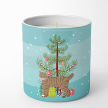 Load image into Gallery viewer, Highlander Lynx #3 Cat Merry Christmas 10 oz Decorative Soy Candle