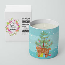 Load image into Gallery viewer, Kurilian Bobtail Cat Merry Christmas 10 oz Decorative Soy Candle