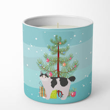 Load image into Gallery viewer, Kurilian Bobtail #2 Cat Merry Christmas 10 oz Decorative Soy Candle