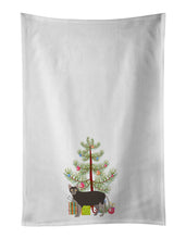 Load image into Gallery viewer, Lykoi #1 Cat Merry Christmas White Kitchen Towel Set of 2
