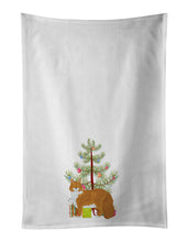 Load image into Gallery viewer, Maine Coon #1 Cat Merry Christmas White Kitchen Towel Set of 2