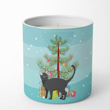 Load image into Gallery viewer, Malayan #2 Cat Merry Christmas 10 oz Decorative Soy Candle