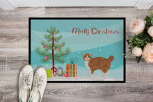 Load image into Gallery viewer, Manx #2 Cat Merry Christmas Doormat - 24x36 Decorative Floor Mat – Indoor/Outdoor Rug with Artistic Flair CK4653JMAT
