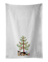 Load image into Gallery viewer, Munchkin Cat Merry Christmas White Kitchen Towel Set of 2