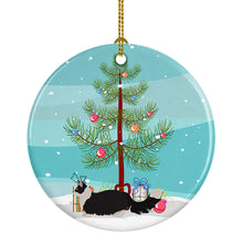 Load image into Gallery viewer, Napoleon #2 Cat Merry Christmas Ornament - Round Ceramic Ornament – Artist-Designed Keepsake Decoration