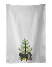Load image into Gallery viewer, Nebelung #3 Cat Merry Christmas White Kitchen Towel Set of 2