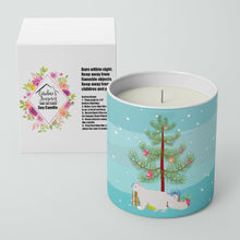 Load image into Gallery viewer, Oregon Rex #2 Cat Merry Christmas 10 oz Decorative Soy Candle