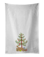 Load image into Gallery viewer, Oriental Longhair #2 Cat Merry Christmas White Kitchen Towel Set of 2