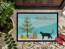 Load image into Gallery viewer, Pantherette Cat Merry Christmas Doormat - 24x36 Decorative Floor Mat – Indoor/Outdoor Rug with Artistic Flair CK4677JMAT