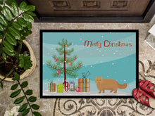 Load image into Gallery viewer, Persian Modern Cat Merry Christmas Doormat - 18x27 Decorative Floor Mat – Indoor/Outdoor Rug with Artistic Flair CK4678MAT