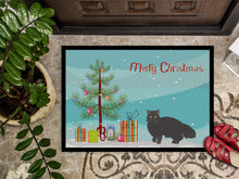 Load image into Gallery viewer, Black Persian Traditional Cat Merry Christmas Doormat - 24x36 Decorative Floor Mat – Indoor/Outdoor Rug with Artistic Flair CK4680JMAT