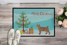 Load image into Gallery viewer, Pixie Bob #2 Cat Merry Christmas Doormat - 24x36 Decorative Floor Mat – Indoor/Outdoor Rug with Artistic Flair CK4685JMAT