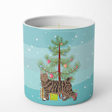 Load image into Gallery viewer, Pixie Bob #3 Cat Merry Christmas 10 oz Decorative Soy Candle