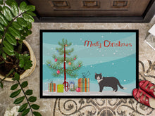 Load image into Gallery viewer, Poodle Cat #1 Cat Merry Christmas Doormat - 18x27 Decorative Floor Mat – Indoor/Outdoor Rug with Artistic Flair CK4687MAT