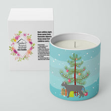 Load image into Gallery viewer, Russian Blue #2 Cat Merry Christmas 10 oz Decorative Soy Candle