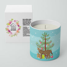 Load image into Gallery viewer, Savannah #3 Cat Merry Christmas 10 oz Decorative Soy Candle