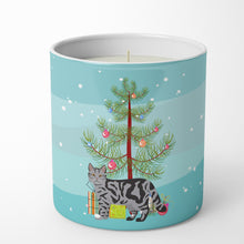 Load image into Gallery viewer, Scottish Straight Cat Merry Christmas 10 oz Decorative Soy Candle