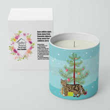 Load image into Gallery viewer, Scottish Straight #2 Cat Merry Christmas 10 oz Decorative Soy Candle