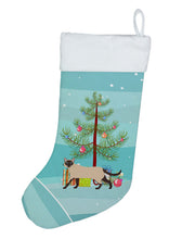 Load image into Gallery viewer, Siamese Traditional #2 Cat Merry Christmas Christmas Stocking