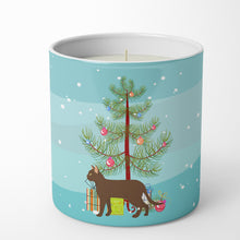 Load image into Gallery viewer, Suphalak Cat Merry Christmas 10 oz Decorative Soy Candle