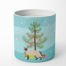 Load image into Gallery viewer, Tonkinese Cat Merry Christmas 10 oz Decorative Soy Candle