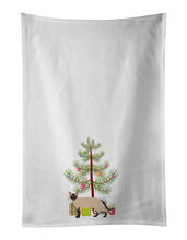Load image into Gallery viewer, Tonkinese Cat Merry Christmas White Kitchen Towel Set of 2
