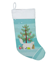 Load image into Gallery viewer, Turkish Angora Cat Merry Christmas Christmas Stocking
