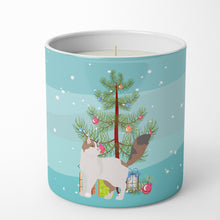 Load image into Gallery viewer, Turkish Van Cat Merry Christmas 10 oz Decorative Soy Candle