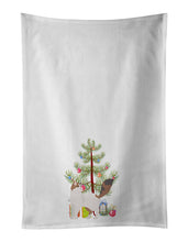 Load image into Gallery viewer, Turkish Van Cat Merry Christmas White Kitchen Towel Set of 2