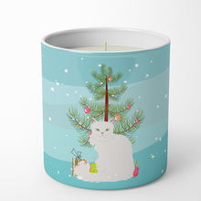 Load image into Gallery viewer, Asian Semi Longhaired Cat Merry Christmas 10 oz Decorative Soy Candle