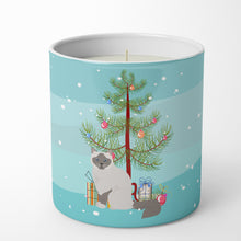 Load image into Gallery viewer, Birman Cat Merry Christmas 10 oz Decorative Soy Candle
