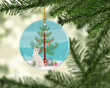 Load image into Gallery viewer, Burmilla #1 Cat Merry Christmas Ornament - Round Ceramic Ornament – Artist-Designed Keepsake Decoration