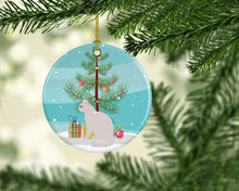 Load image into Gallery viewer, Burmilla #2 Cat Merry Christmas Ornament - Round Ceramic Ornament – Artist-Designed Keepsake Decoration