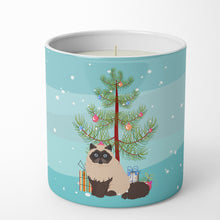 Load image into Gallery viewer, Colorpoint Persian Hymalayan Cat Merry Christmas 10 oz Decorative Soy Candle