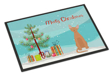 Load image into Gallery viewer, Devon Rex #1 Cat Merry Christmas Doormat - 18x27 Decorative Floor Mat – Indoor/Outdoor Rug with Artistic Flair CK4762MAT