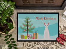 Load image into Gallery viewer, Devon Rex #2 Cat Merry Christmas Doormat - 24x36 Decorative Floor Mat – Indoor/Outdoor Rug with Artistic Flair CK4763JMAT