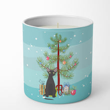 Load image into Gallery viewer, Devon Rex #3 Cat Merry Christmas 10 oz Decorative Soy Candle