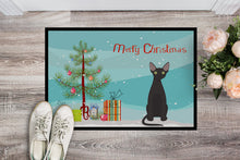 Load image into Gallery viewer, Devon Rex #3 Cat Merry Christmas Doormat - 24x36 Decorative Floor Mat – Indoor/Outdoor Rug with Artistic Flair CK4764JMAT
