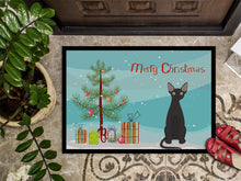 Load image into Gallery viewer, Devon Rex #3 Cat Merry Christmas Doormat - 24x36 Decorative Floor Mat – Indoor/Outdoor Rug with Artistic Flair CK4764JMAT